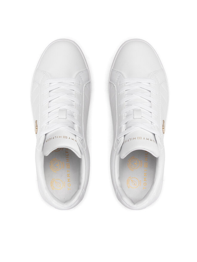 Tommy Hilfiger Tenisice Tommy Hilfiger Th Bio Court Sneaker Classic FW0FW06802 Bijela