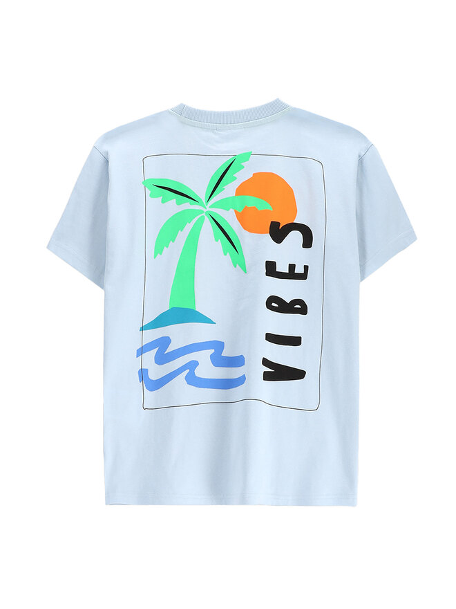Coccodrillo Coccodrillo Camiseta WC5143216VBD Celeste Regular Fit