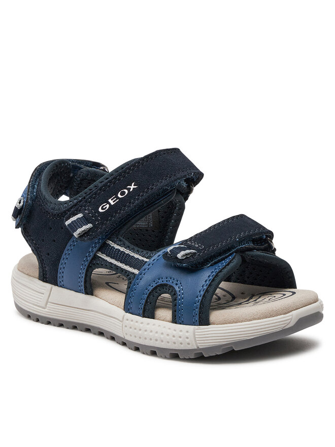 Geox Sandály Geox J Sandal Alben Boy J35AVA 01520 CF44M S Tmavomodrá