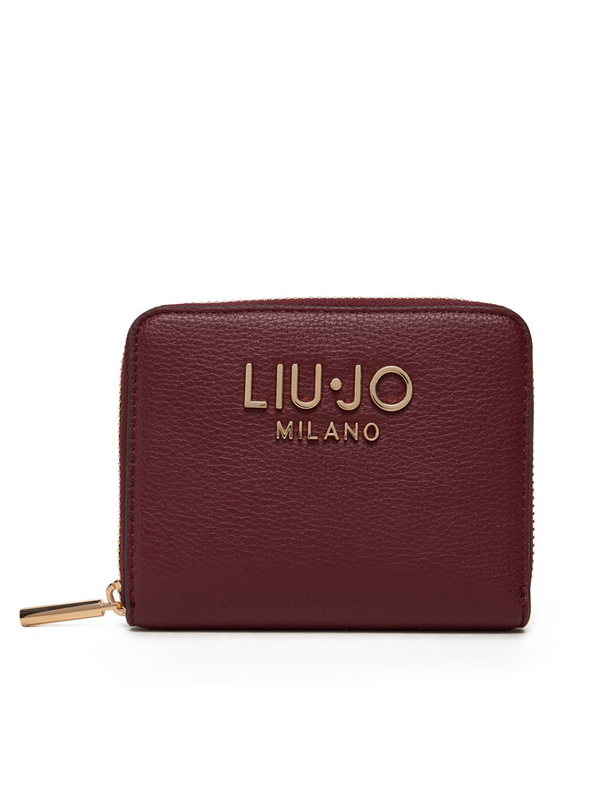 Liu Jo Cartera grande para mujer Liu Jo Ecs M Zip Around AF5156 E0058 Guinda/burdeos
