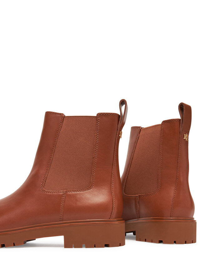 LAUREN RALPH LAUREN Kotníková obuv s elastickým prvkem LAUREN RALPH LAUREN 802974476001 Hnědá