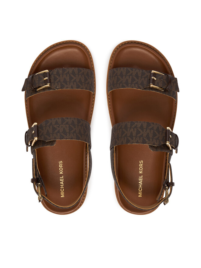 MICHAEL Michael Kors Sandalen MICHAEL Michael Kors Nia Flat 40S6NIFS2B Braun