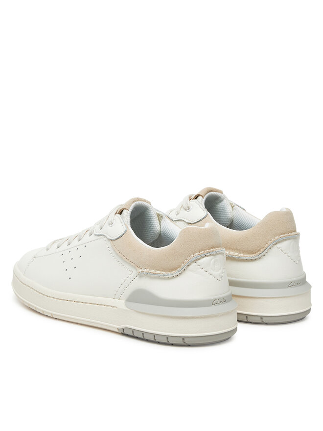 Clarks Snīkeri Clarks Courtlite2 Run 26181325 Balts
