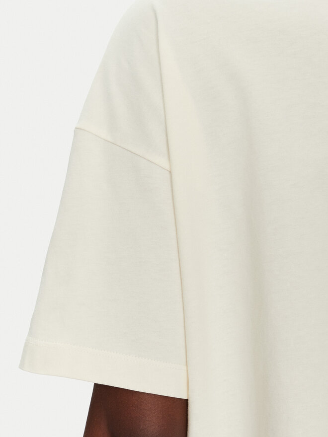 Converse Converse Camiseta Thorned 10028306-A01 Écru Oversize