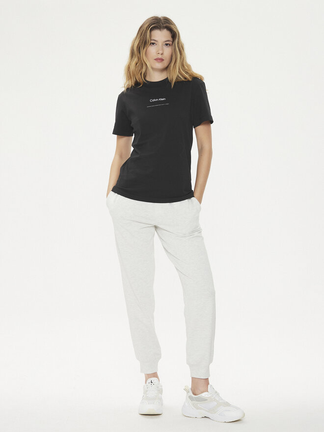 Calvin Klein Calvin Klein T-Shirt Multi Logo K20K207215 Μαύρο Regular Fit