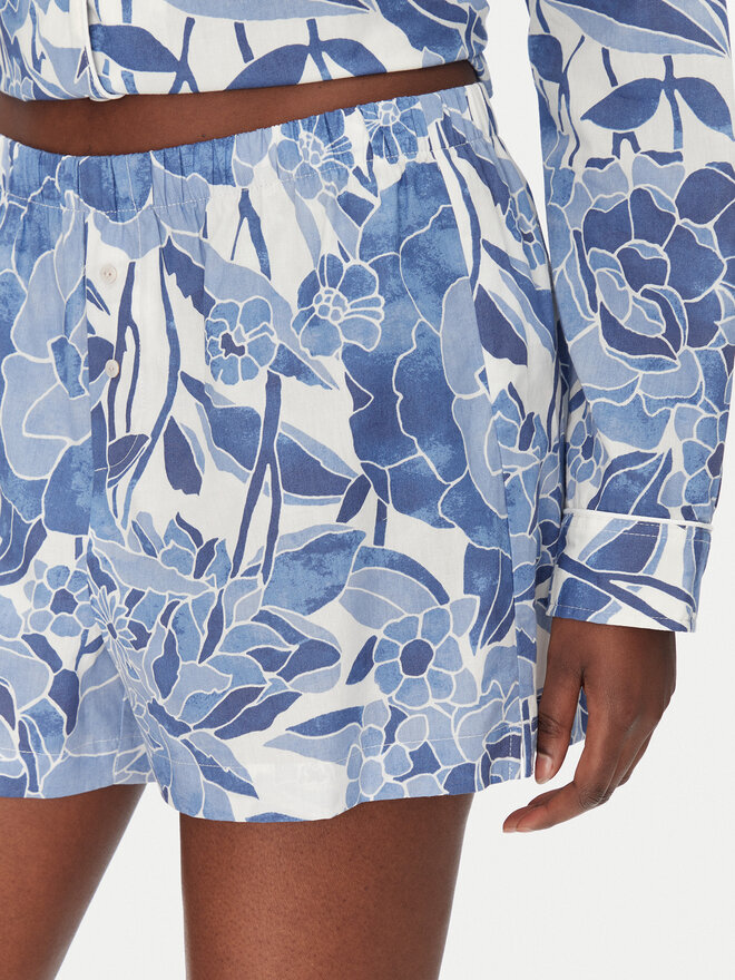 Gap Gap Shorts de pijama 531510-14 Azul Relaxed Fit