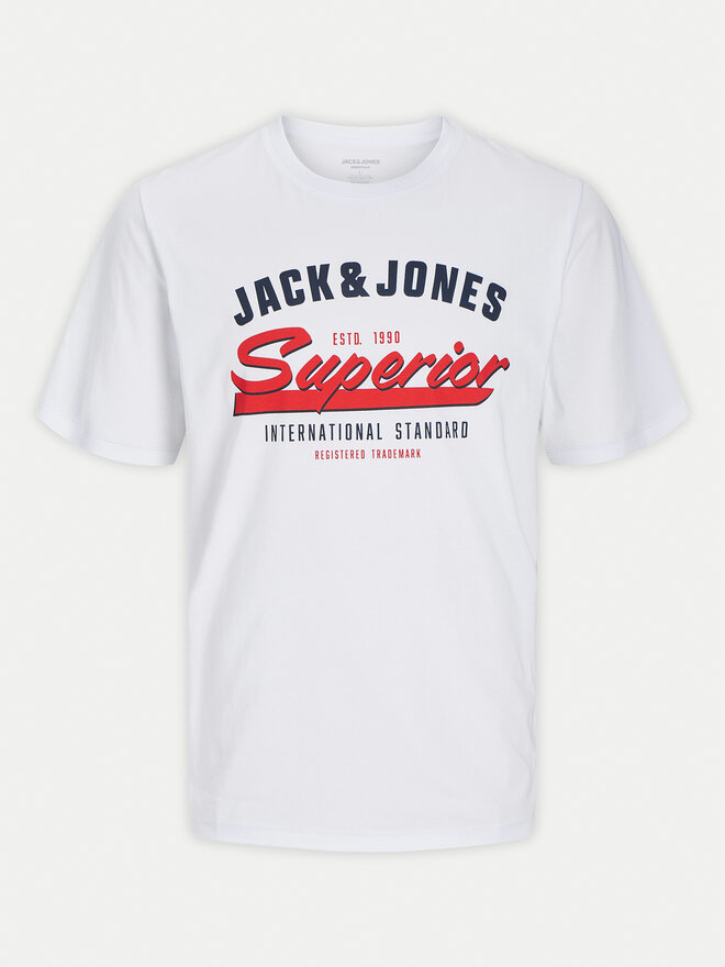 Jack&Jones Jack&Jones Camiseta Logo 12268267 Blanco Standard Fit