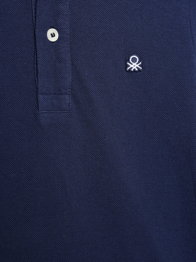 United Colors Of Benetton United Colors Of Benetton Поло 3089C300Z Cиній Regular Fit
