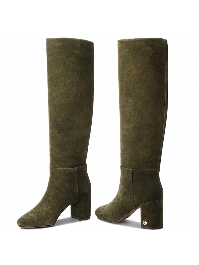 Tory Burch Чоботи Tory Burch Brooke Slouchy 49136 Зелений