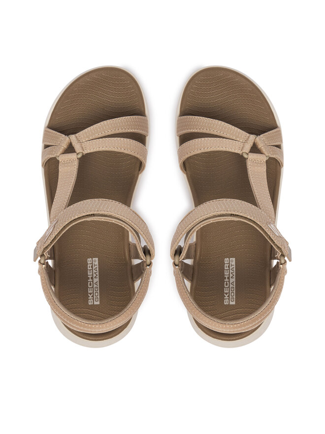 Skechers Sandalen Skechers GO WALK FLEX SANDAL 141451/TPE Beige