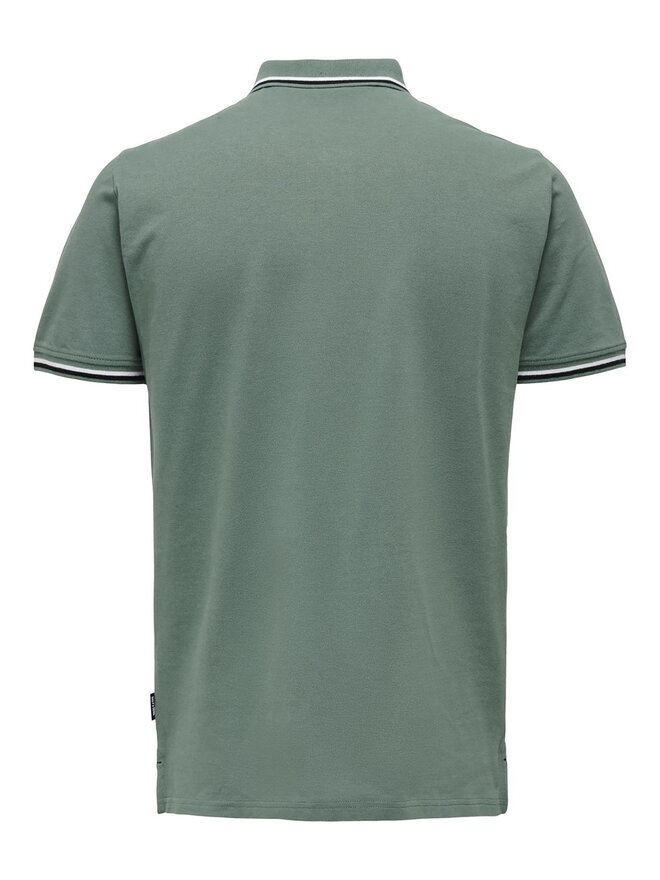 Only & Sons Only & Sons Polo Fletcher 22024827 Πράσινο Regular Fit