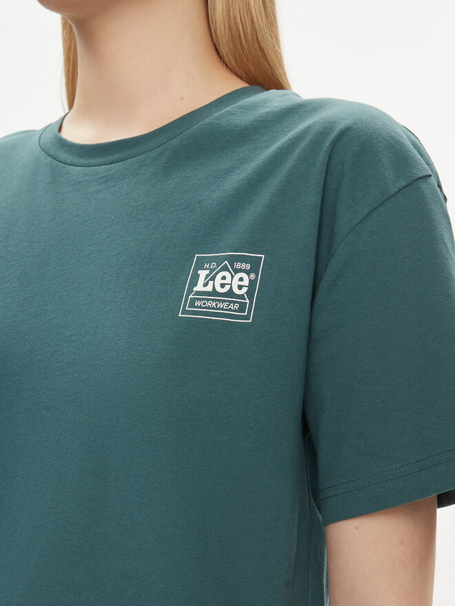 Lee Lee T-Shirt 112350208 Grün Relaxed Fit