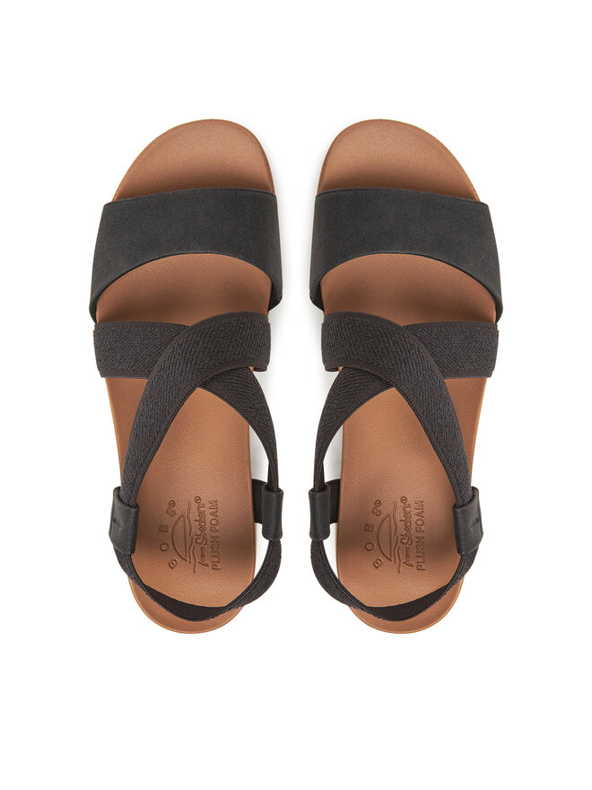 Skechers Szandál Skechers BOBS Desert Kiss Low 114705/BLK Fekete