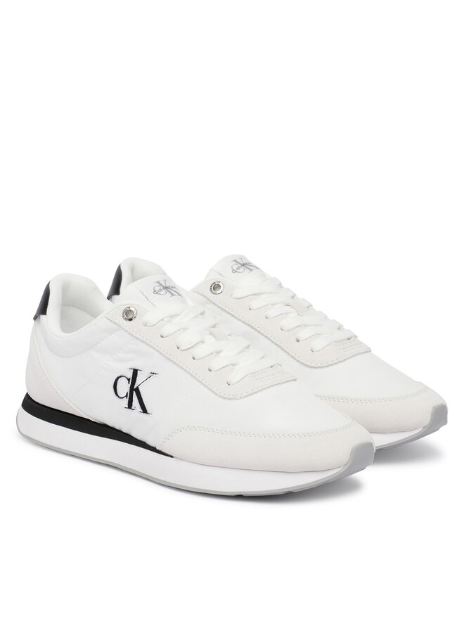 Calvin Klein Sneakers Calvin Klein Retro Runner Ess Mix Mat Wmn YW0YW01990 Weiß