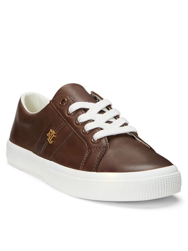 LAUREN RALPH LAUREN Sneakersy LAUREN RALPH LAUREN 802775372007 Hnedá