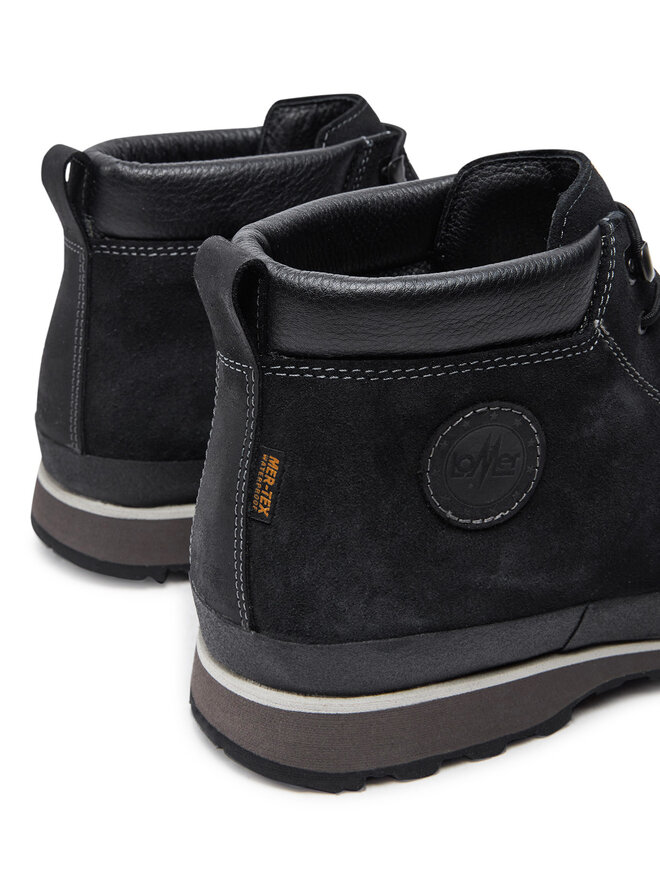 Lomer Bakancs Lomer Bio Naturale Mid Mtx Suede 50085/A Fekete