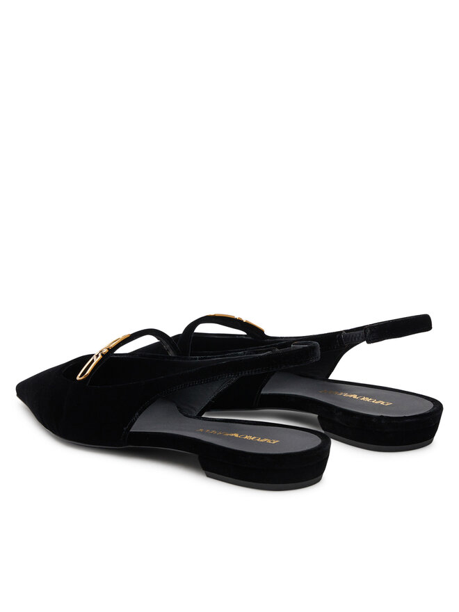 Emporio Armani Балетки Emporio Armani X3D301 XD117 00002 Чорний