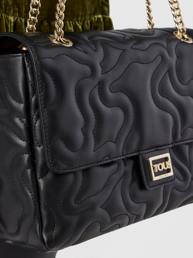 TOUS Handtasche TOUS Bandolera Solapa M. K Dream 2001576951 Schwarz