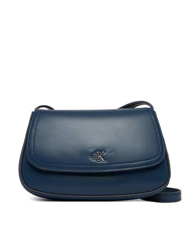 Calvin Klein Handtasche Calvin Klein Ck Flap Camera Bag LV04F3421G Dunkelblau