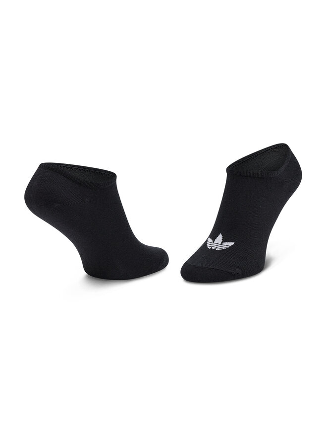 adidas Комплект 3 чифта къси чорапи унисекс adidas Trefoil Liner FT8524 Бял