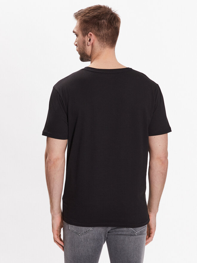 Tommy Hilfiger Tommy Hilfiger Marškinėliai Logo UM0UM02916 Juoda Regular Fit