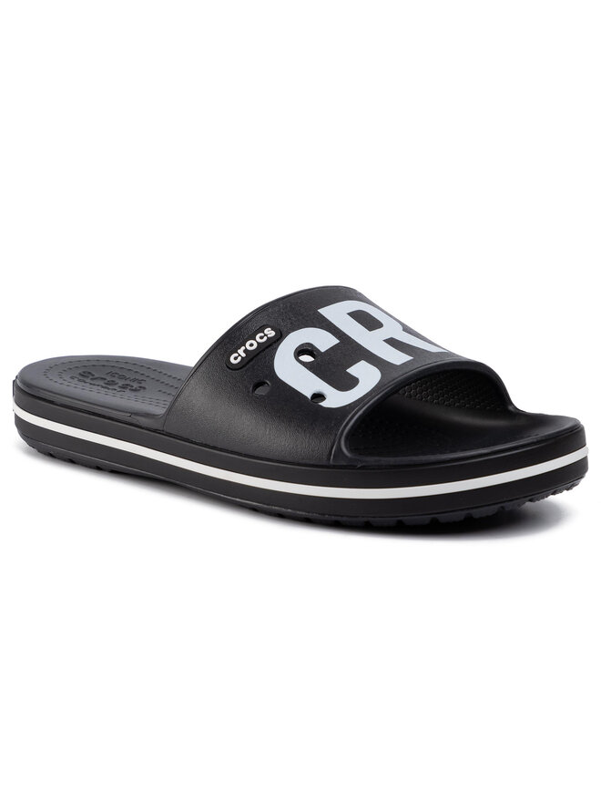 Crocs Šlepetės Crocs Crocsband III Printed Side 206003 Juoda