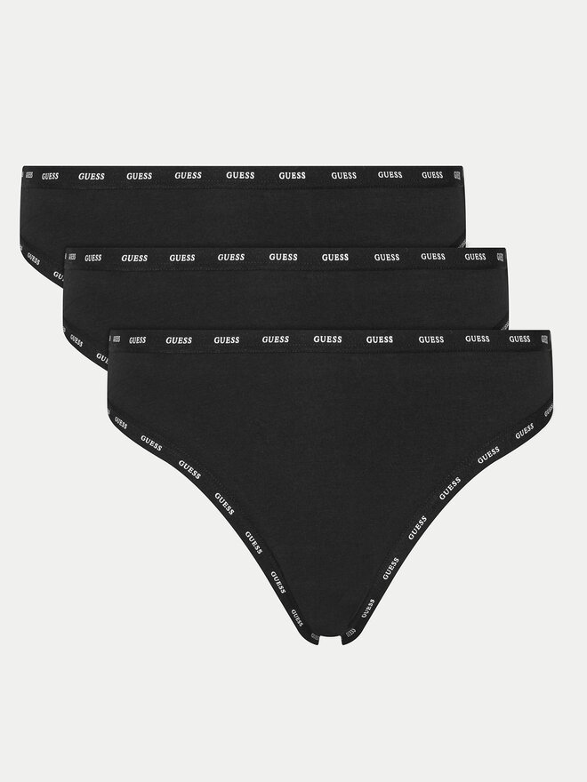 Guess Guess Set 3 parov spodnjih hlačk O5RG11 K6YW1 Črna