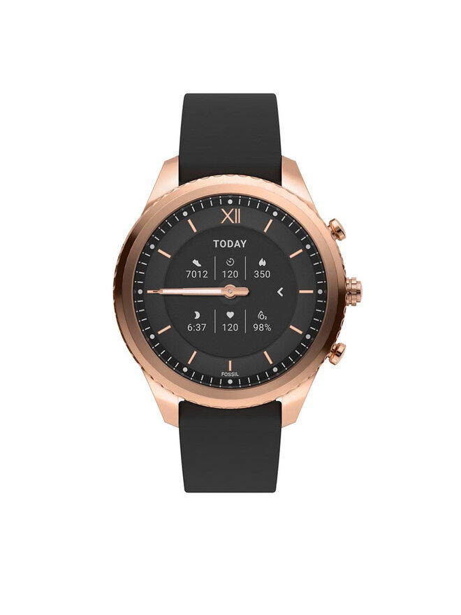 Fossil Chytré hodinky Fossil Stella Gen 6 Hybrid FTW7064 Černá