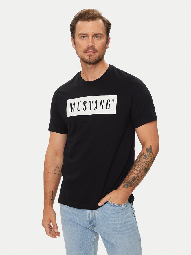 Mustang Mustang Póló Austin 1014749 Fekete Regular Fit