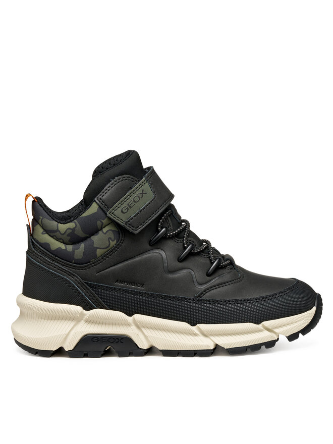Geox Kozačky Geox J Flexyper Plus J36LCG 0MEMN C0033 S Černá
