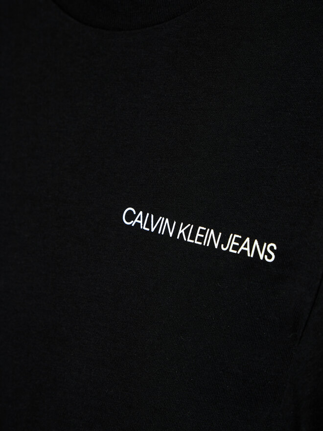 Calvin Klein Jeans Calvin Klein Jeans T-Shirt Chest Logo IB0IB00456 Μαύρο Regular Fit