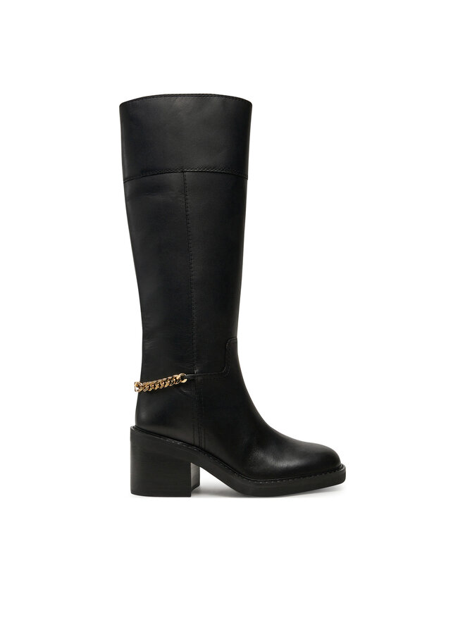 Black michael kors boots hot sale