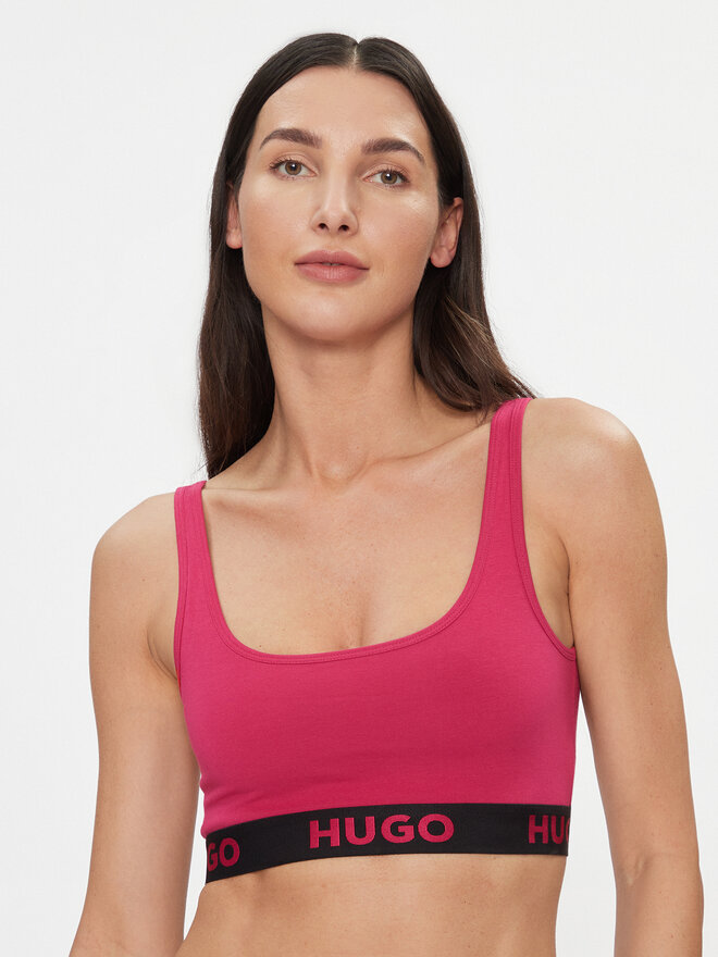 HUGO Hugo Бюстгальтер-топ Sporty Logo 50480172 Рожевий
