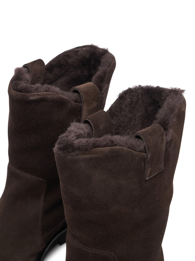 BOSS Stiefeletten BOSS Eleri 50573110 Dunkelbraun