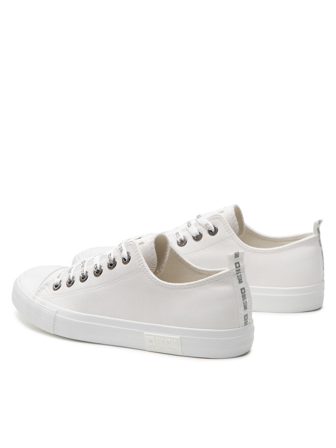 Big Star Shoes Plátenky Big Star Shoes KK174052 Biela