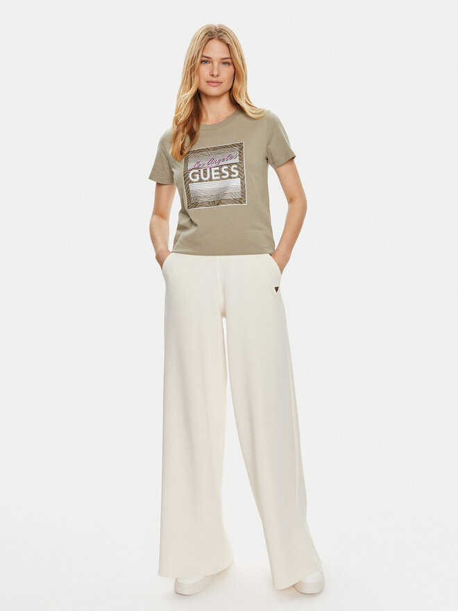 Guess Guess Camiseta W4YI17 I3Z14 Verde Regular Fit
