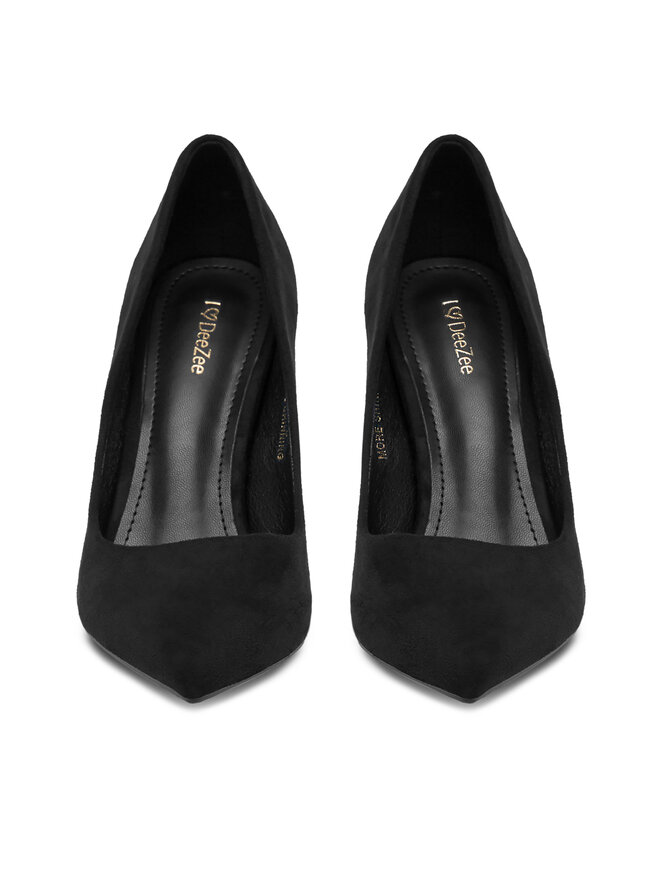 DeeZee Pantofi cu toc subțire DeeZee GA0-07B Negru