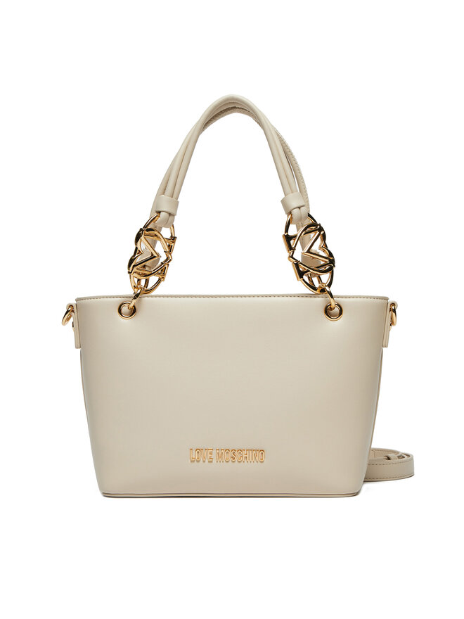 LOVE MOSCHINO Τσάντα LOVE MOSCHINO JC4052PP1MLF0110 Εκρού