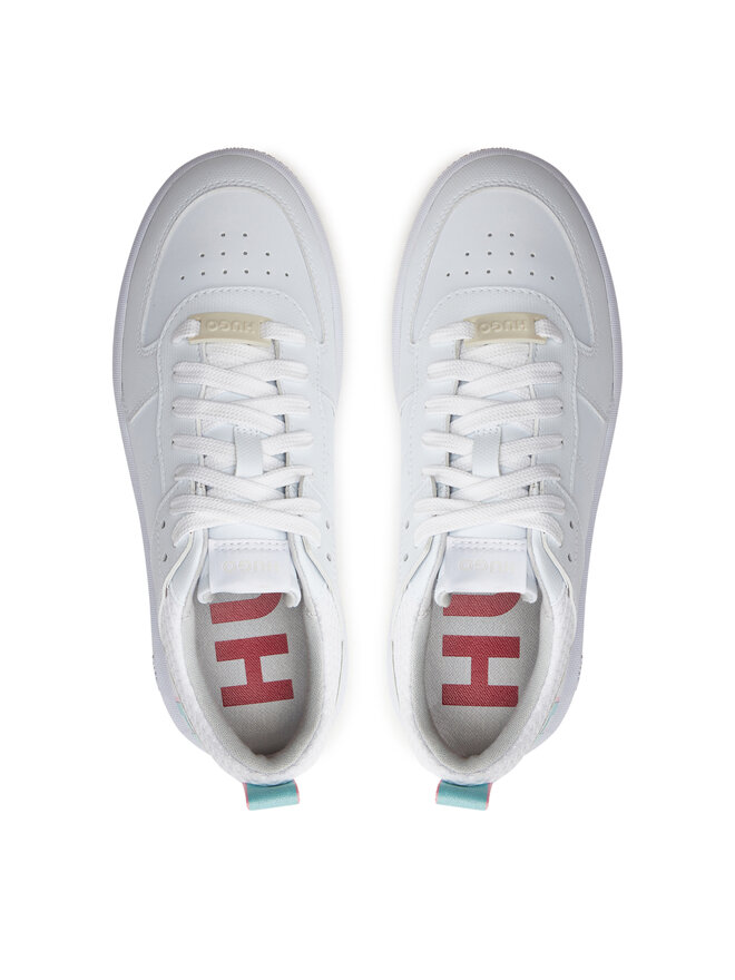 HUGO Sneakersy HUGO Kilian Tenn Flypu 50517146 Biela