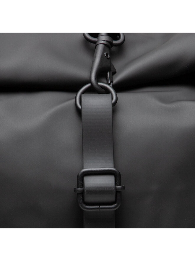 Rains Σακίδιο Rains Rolltop Rucksack Mini 13610 Μαύρο