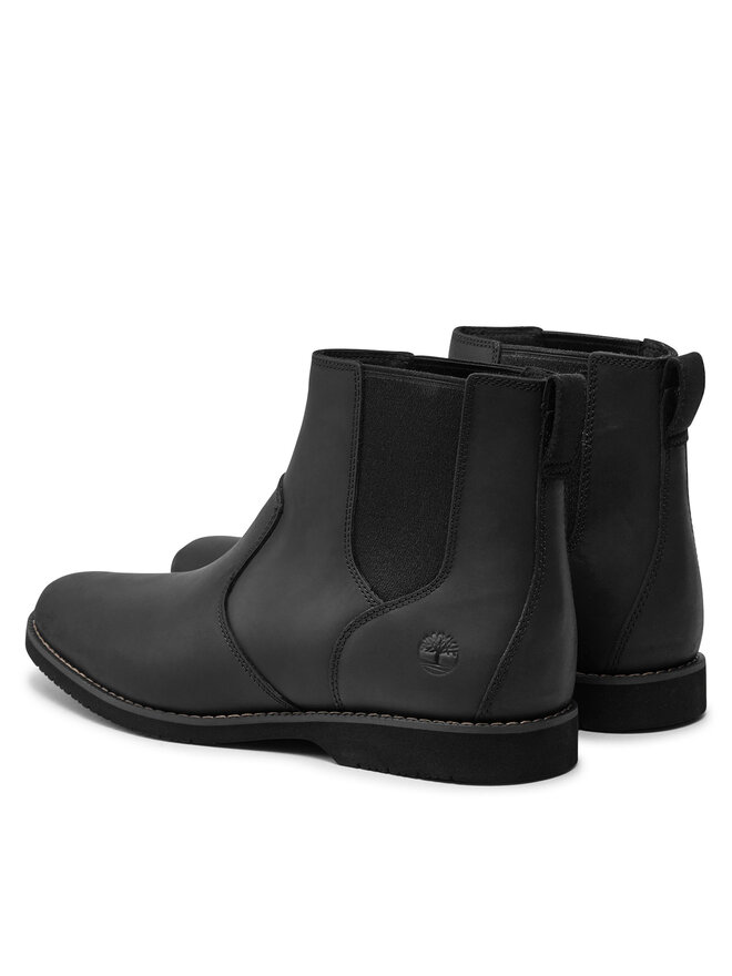Timberland Μποτάκια με λάστιχο Timberland Woodhull TB0A413H0011 Μαύρο