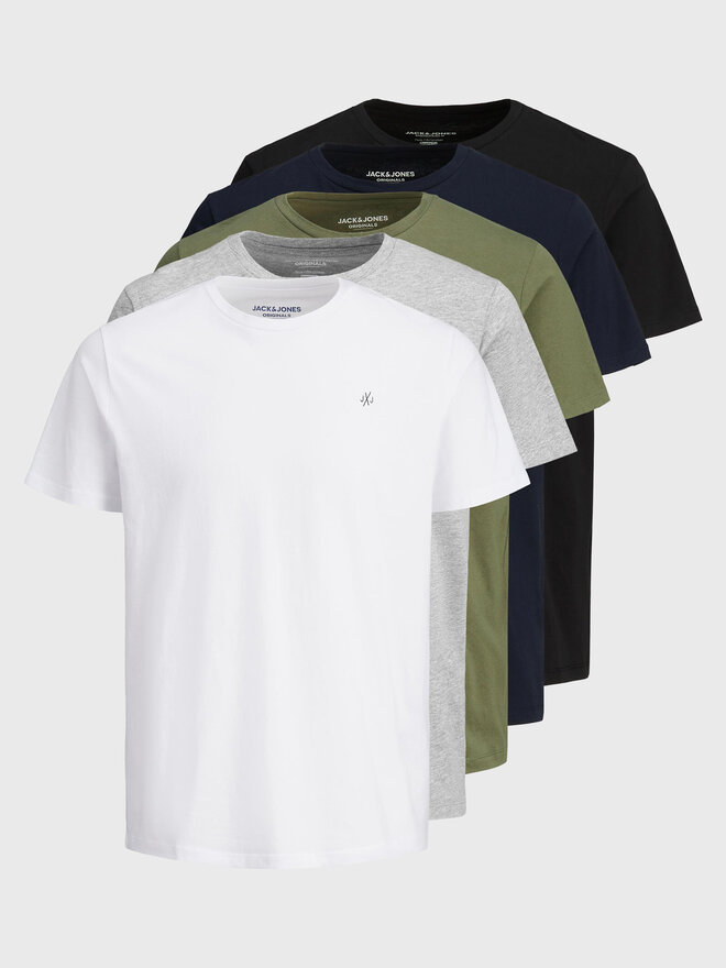 Jack&Jones Jack&Jones Set de 5 camisetas Jxj 12185714 De color Regular Fit