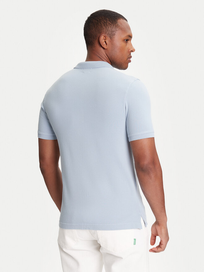 United Colors Of Benetton United Colors Of Benetton Pólóing 3WG9U301Z Kék Slim Fit