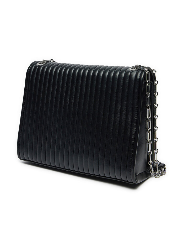 Calvin Klein Ročna torba Calvin Klein Mini Line Quilt Shoulder Bag K60K613080 Črna