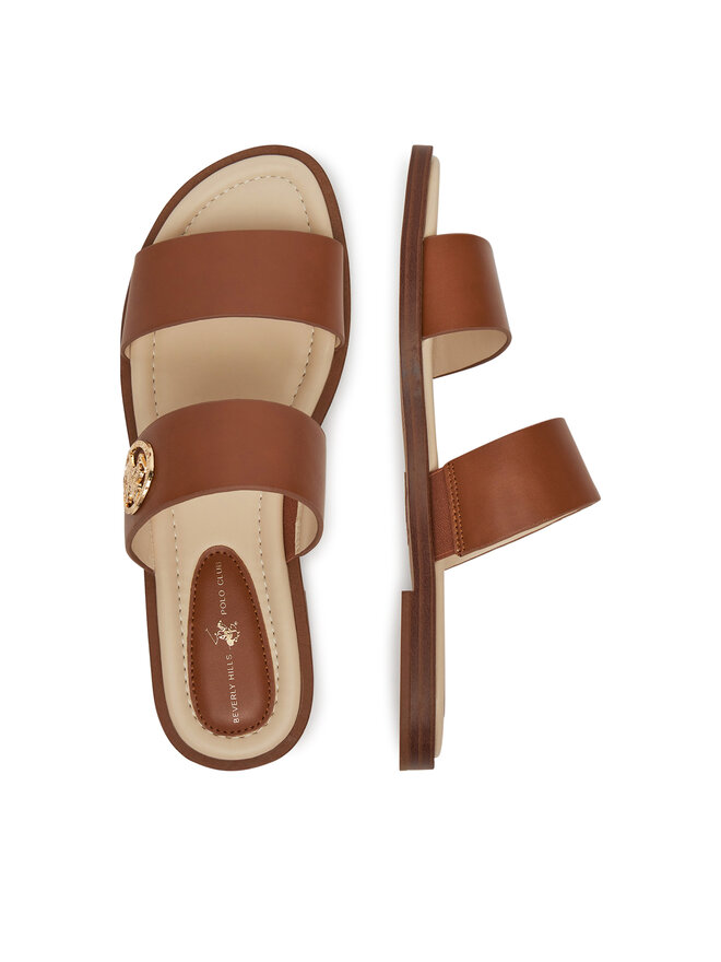 Beverly Hills Polo Club Παντόφλες Beverly Hills Polo Club HY58110-1 Καφέ
