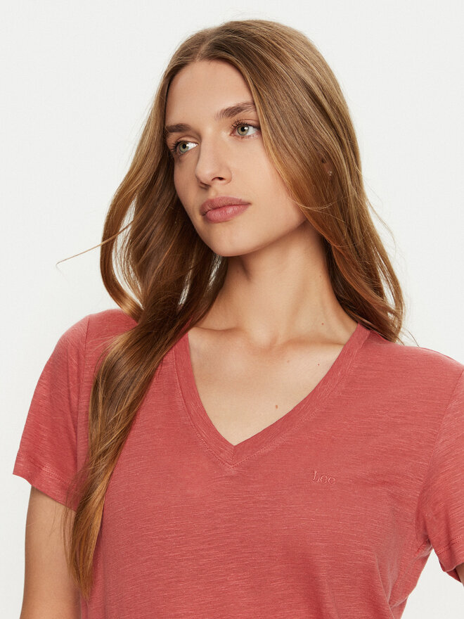 Lee Lee Camiseta 112355200 Rosa Regular Fit