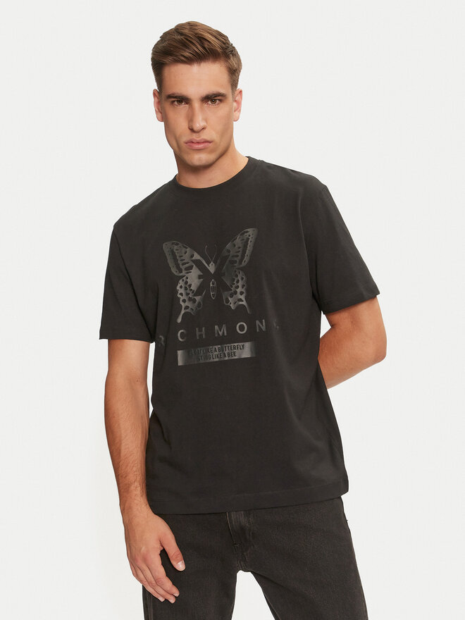 Richmond X Richmond X T-Shirt Garon UMA24067TS Μαύρο Regular Fit