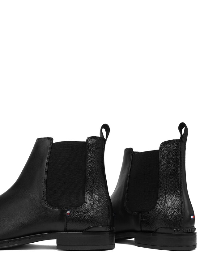 Tommy Hilfiger Bokacsizma Tommy Hilfiger Corporate Cheslea FM0FM05578 Fekete