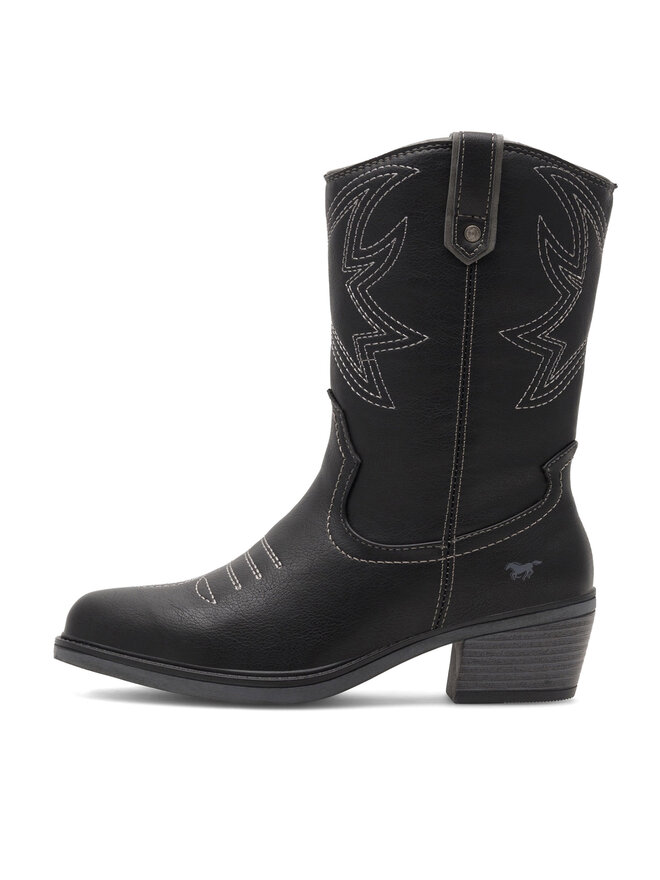 Mustang Cizme și botine cowboy Mustang 1478-503 Negru