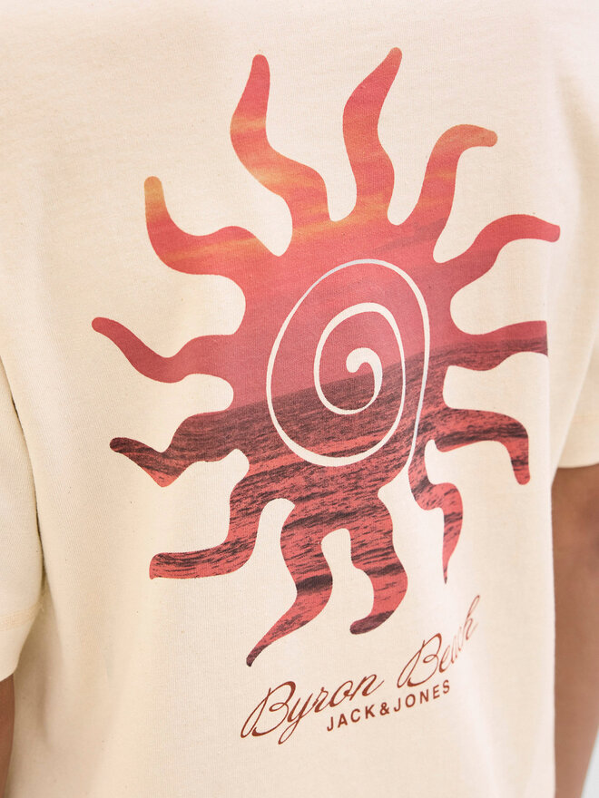 Jack&Jones Junior Jack&Jones Junior Camiseta Canggu 12278649 Beis Relaxed Fit